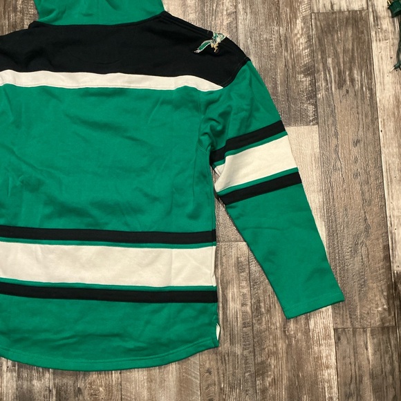 47 Brand Green and Black Hooded Sweatshirt Size Medium - Picture 9 of 16